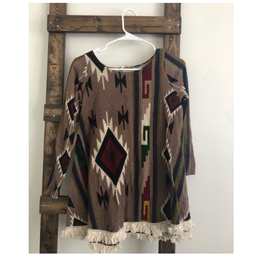 Aztec print Sweater